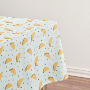 Hungry For Tacos Pattern Tablecloth