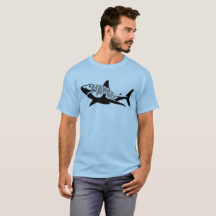 Hungry Great White Shark Cool Hangry Shark Jaws T-Shirt