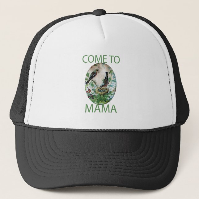 Hungry Hearts: Mama’s Got Food!. Come To Mama Trucker Hat (Front)