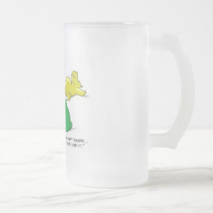 Hungry Hippos! - Frosted Glass Mug! Beer Mug