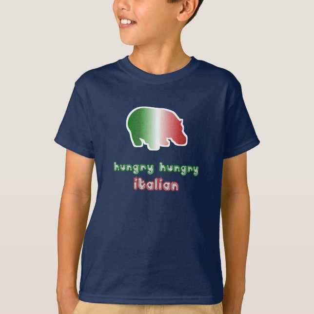 Hungry Italian Kids T-Shirt (Front)