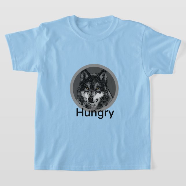 Hungry - Kids' Basic T-Shirt (Laydown)