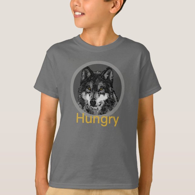 Hungry - Kids' Basic T-Shirt (Front)