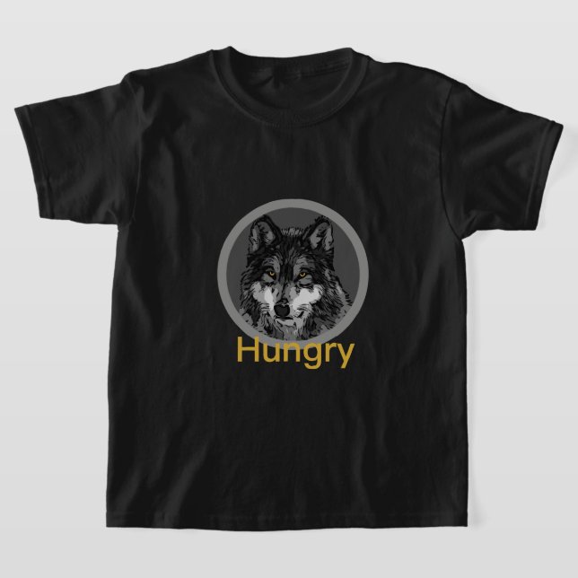 Hungry - Kids' Basic T-Shirt (Laydown)