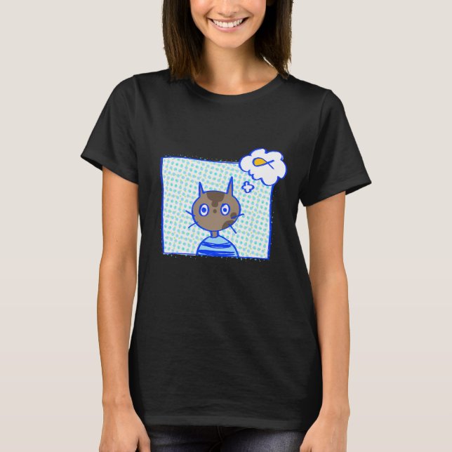 Hungry Kitty T-Shirt (Front)