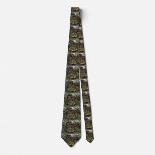 Hungry Lion by Henri Rousseau, Vintage Wild Animal Tie