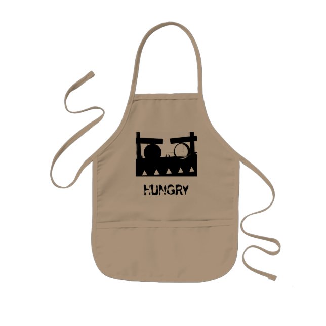 Hungry Monster Kid Apron (Front)