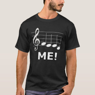 Hungry Musician Feed Me Music Notes T-Shirt