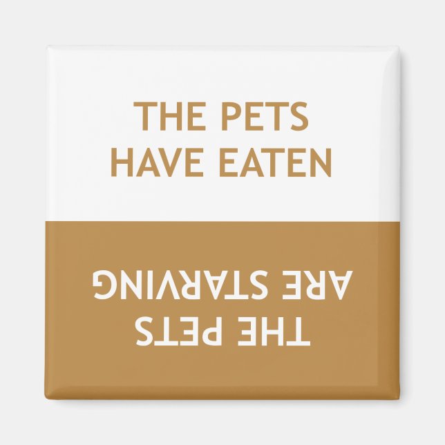 Hungry Pets Magnet (Front)