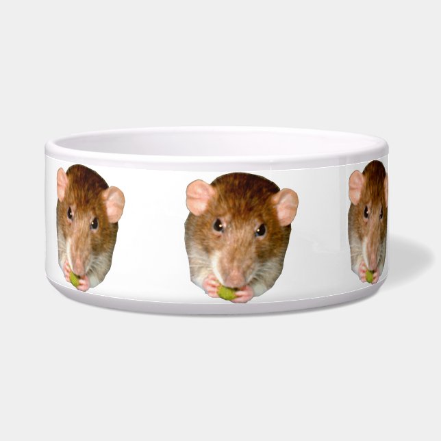 Hungry Rat Dog Bowl (Left)
