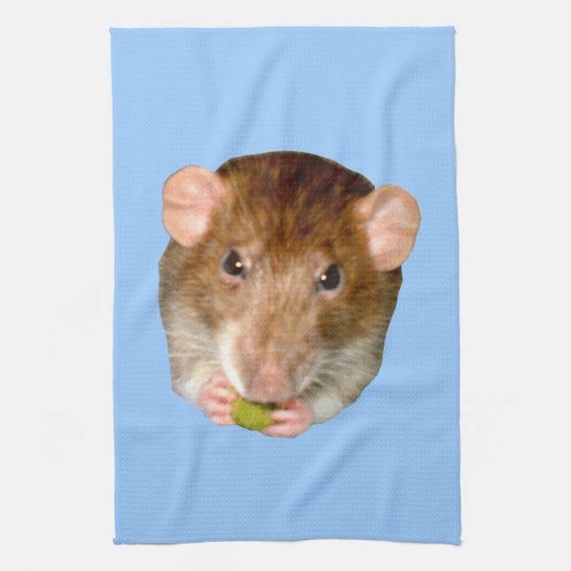 Hungry Rat Kitchen Towel (Vertical)