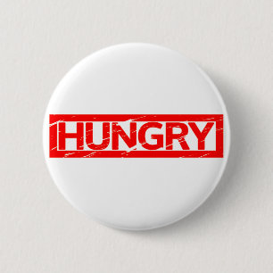 Hungry Stamp 6 Cm Round Badge