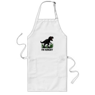 Hungry T-Rex Long Apron