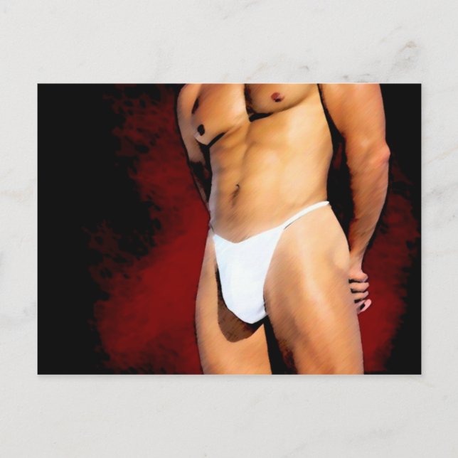 Hunk Postcard (Front)