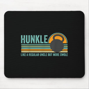Hunkle Funny Uncle Gift Hunky Uncle Swole Meme Bod Mouse Mat