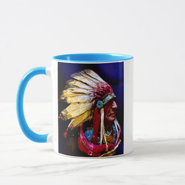 "Hunkpapa" Chief original art Mug (Left)