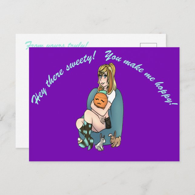 HunneeBunn Postcard (Front/Back)