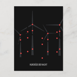 Hunsrück at night II Postcard