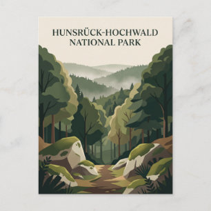 Hunsrück-Hochwald National Park Germany Postcard