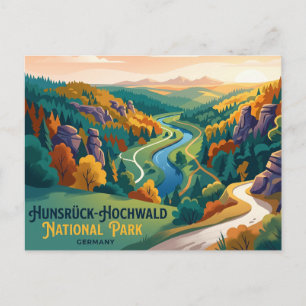Hunsrück-Hochwald National Park Germany Postcard