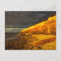 Hunstanton Cliffs Norfolk coast England UK