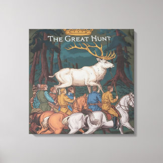 Hunt begin Perfect Ledge  Hunting Mome Canvas Print