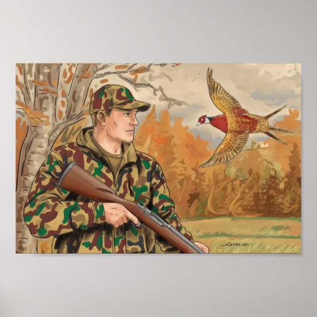 Hunt begin season bounty hunter poster (Front)