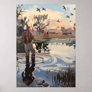 Hunt begin season hunter poster