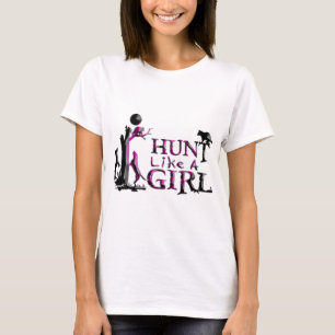 HUNT LIKE A GIRL COON HUNTING T-Shirt