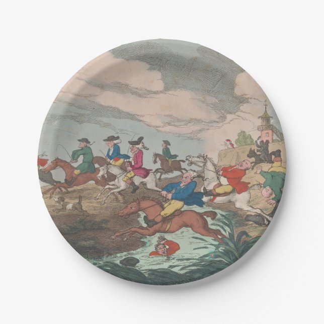 Hunt - Round Paper Plates (Front)
