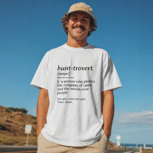 Hunt-rovert Funny Hunting Dictionary Definition T-Shirt