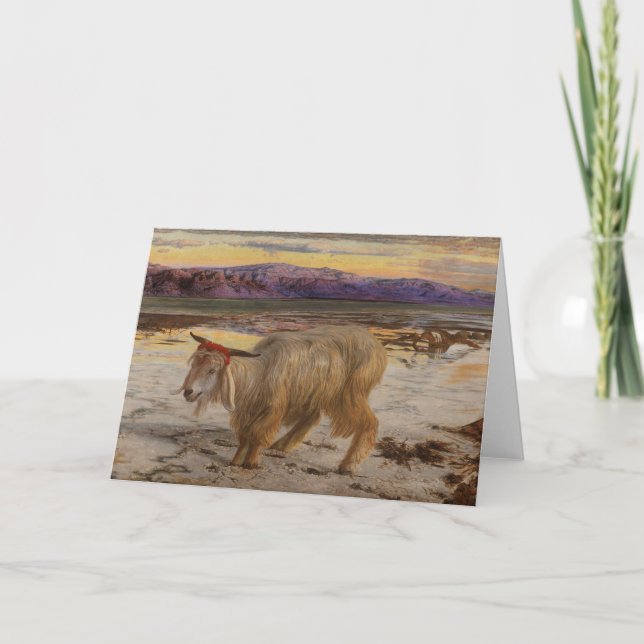 Hunt’s Scapegoat greeting card (Front)