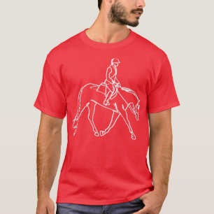 Hunt Seat English Riding Rider Horse Riding Equest T-Shirt