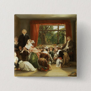 Hunt the Slipper at Neighbour Flamborough's 15 Cm Square Badge