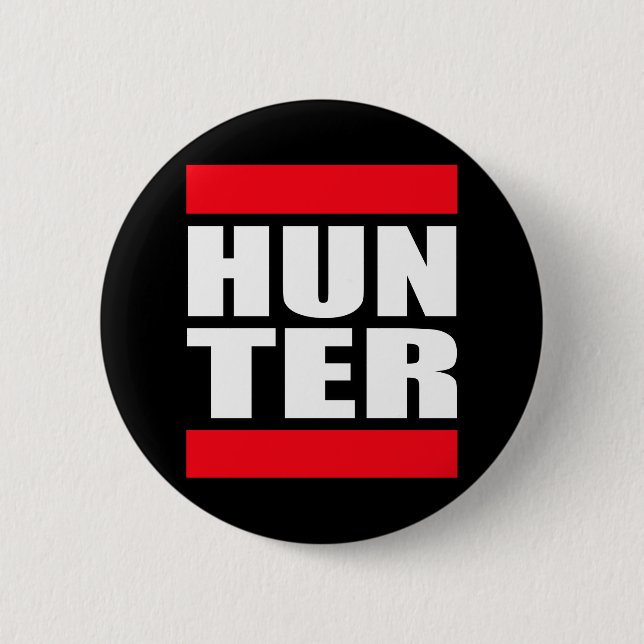 Hunter 6 Cm Round Badge (Front)