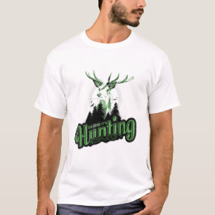 Hunter And Animal Wildlife And Guns Deer Hunting S T-Shirt
