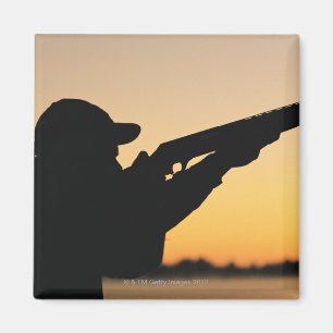 Hunter and Gun Magnet
