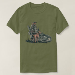 Hunter and Hunting Dog T-Shirt