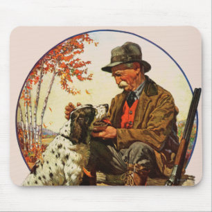 Hunter and Spaniel Mouse Mat