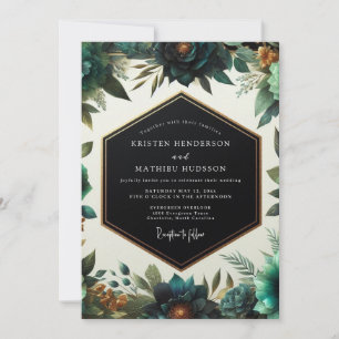 Hunter Auburn Gloaming Wedding Invitation