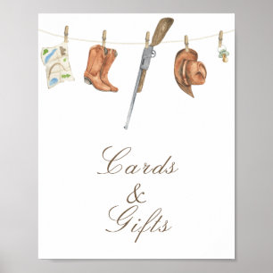 Hunter baby shower - Cards and Gifts Poster