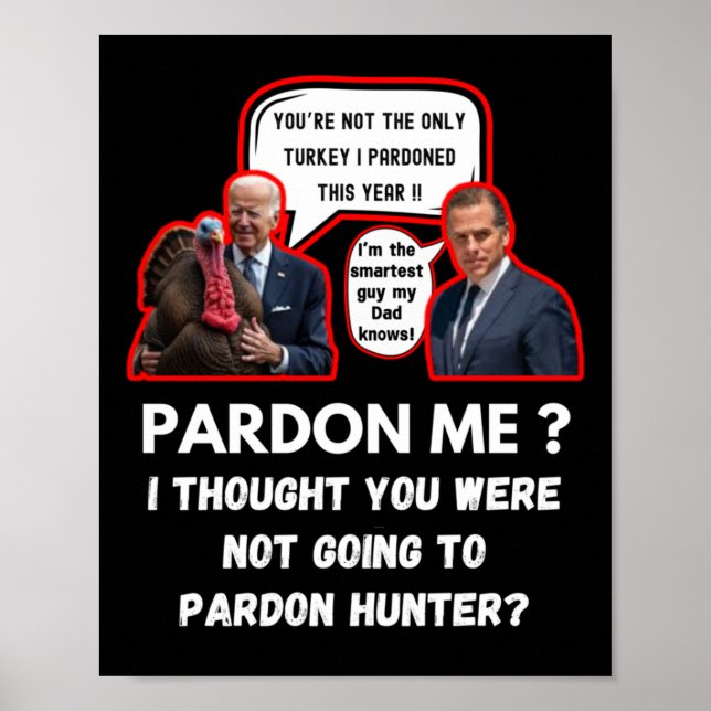 Hunter Biden Sticker  Poster (Front)