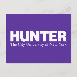 Hunter College CUNY Academic Logo Postcard