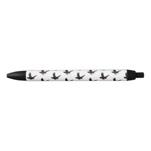 Hunter College Hawk Black Ink Pen