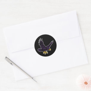 Hunter College Hawk Classic Round Sticker