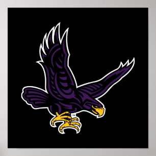 Hunter College Hawk Poster