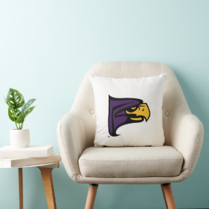 Hunter College Hawk Profile Mascot Cushion