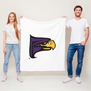 Hunter College Hawk Profile Mascot Fleece Blanket