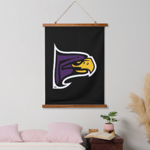 Hunter College Hawk Profile Mascot Hanging Tapestry