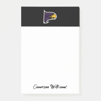 Hunter College Hawk Profile Mascot Post-it Notes
